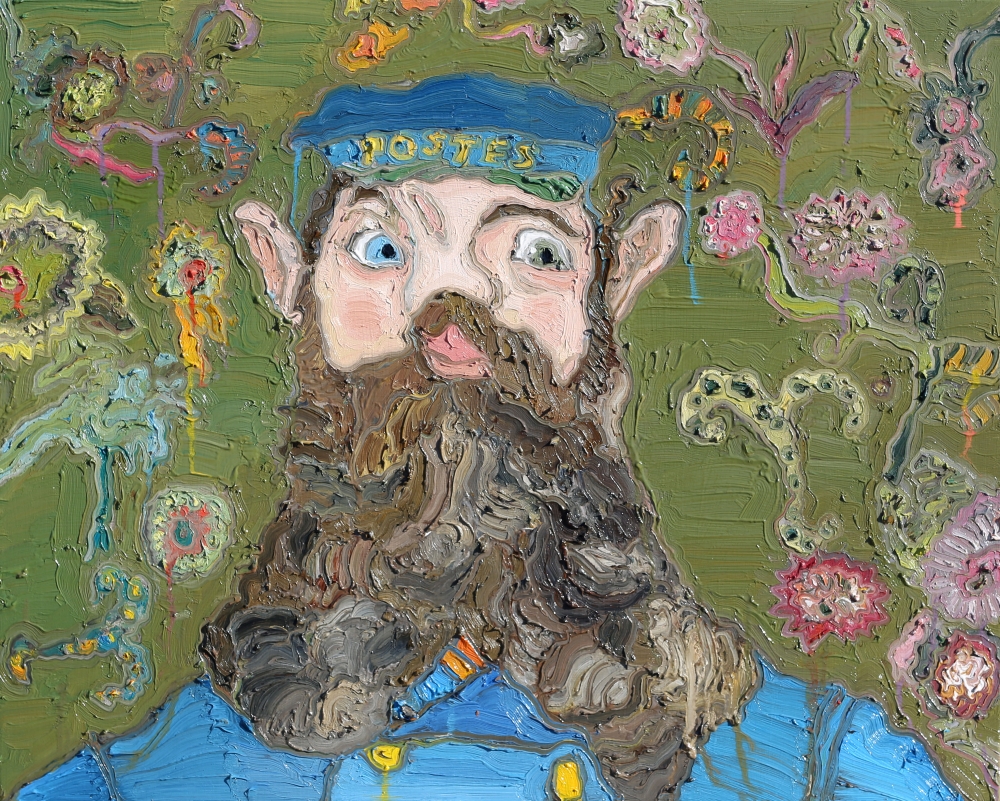 사진설명 시작. 나광호 작가의 Postman Joseph Roulin