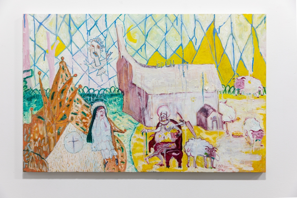 사진설명 시작. 왕선정 작가의